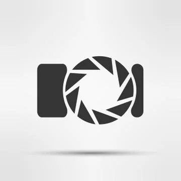 Vector  photo camera isolated Stock-Illustration