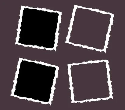 Vector photo frames Stock Illustration