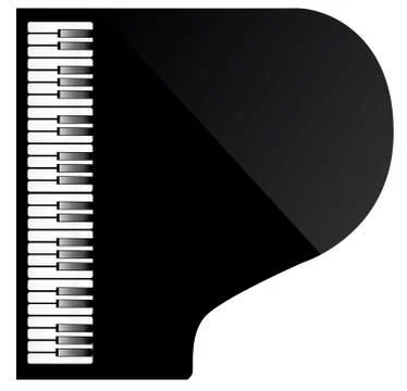 Vector Piano Top Stock-Illustration