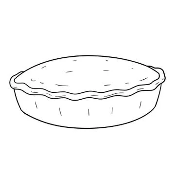 Vector of pie Stock Illustration