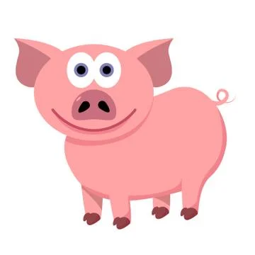 Vector pig for your ideas Stock Illustration