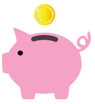 Vector Piggy Bank イラスト素材