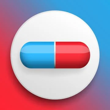 Vector pills medical button symbol イラスト素材