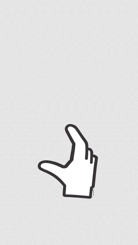Vector Pinch Zoom Out Animation with Alpha Channel Stock Footage 342775294