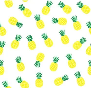 Vector Pineapple Stock Illustration