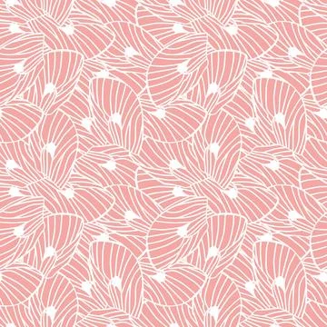 Vector pink abstract moth wings seamless pattern. Suitable for gift wrap, tex Stock Illustration