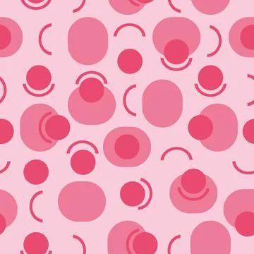 Vector pink abstract seamless pattern Illustrazione stock