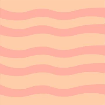 Vector pink background. Waves, lines. Stock Illustration