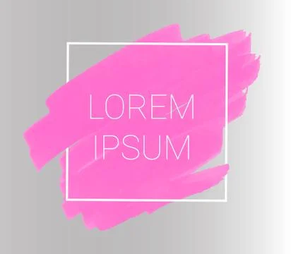 Vector pink markers. Elements for design and background Illustrazione stock