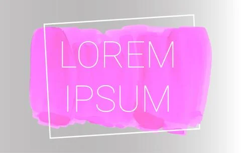 Vector pink markers. Elements for design and background Stock Illustration