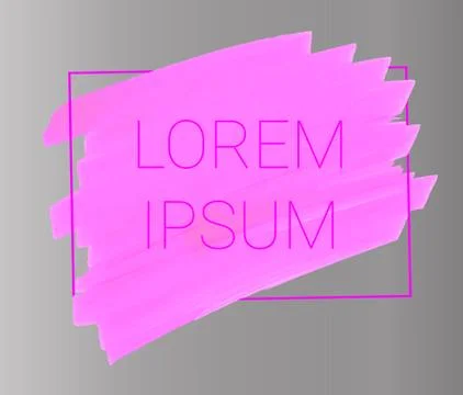 Vector pink markers. Elements for design and background Stock Illustration