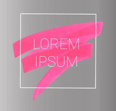 Vector pink markers. Elements for design and background Stock Illustration