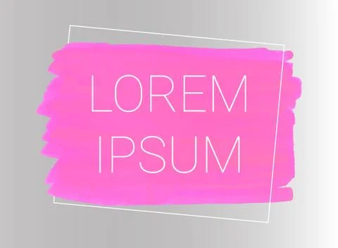 Vector pink markers. Elements for design and background Stock Illustration