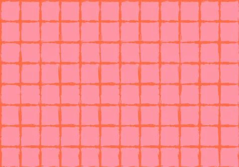 Vector pink plaid pattern in retro style. Vector gingham patterns in trendy.. Stock Illustration