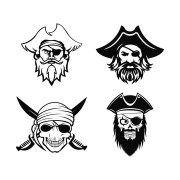 Vector pirate icon Stock Illustration