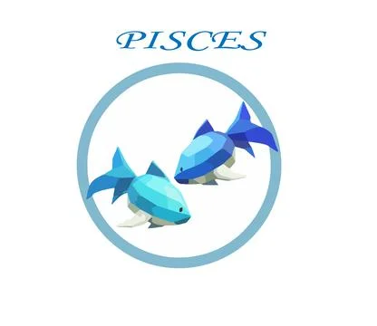 Vector of pisces horoscope Stock Illustration