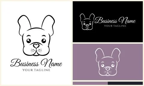 Vector pit bull logo template イラスト素材