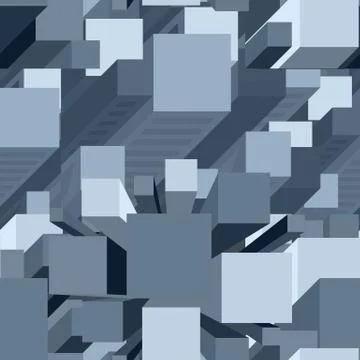 Vector Pixel Architecture Pattern イラスト素材