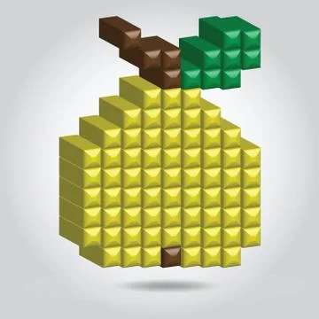 Vector pixel art Stock Illustration