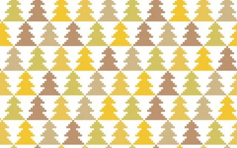 Vector pixel seamless pattern. Christmas knitted background イラスト素材