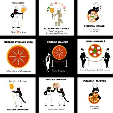 Vector pizza Stock Illustration