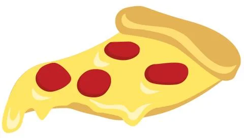 Vector Pizza Slice Stock-Illustration