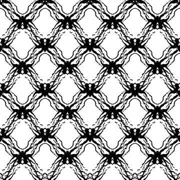 Vector Plaid Brush Seamless Pattern Grange Minimalist Check Geometric Design in Illustrazione stock