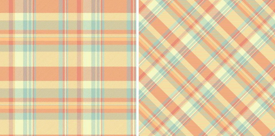 Vector plaid fabric of texture textile pattern with a tartan background sea.. イラスト素材