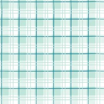 Vector plaid repeat seamless pattern. Pastel blue Stock Illustration