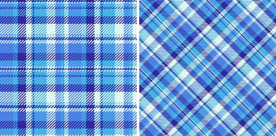Vector plaid tartan of textile pattern texture with a seamless check fabric.. Stock Illustration