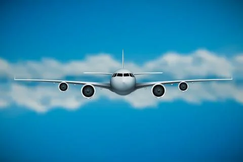 Vector plane. Stock Illustration