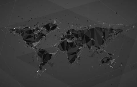 Vector planet earth on color background. 3d skeleton 스톡 일러스트
