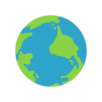 Vector planet earth icon. Stock Illustration