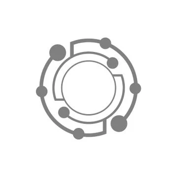 Vector Planet logo. Orbit vector and Satellite logo. Cosmos logo. Planet best Stock Illustration