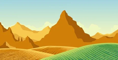 Vector plantation Stock Illustration