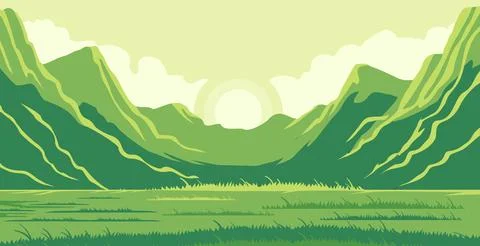 Vector plantation Stock Illustration