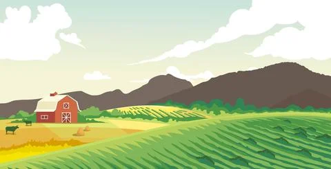 Vector plantation Stock Illustration