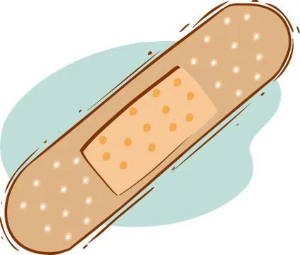 Vector of plaster icon on isolated background Stock Illustration