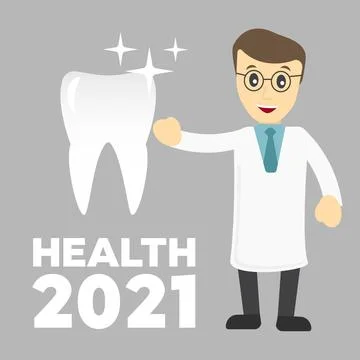 Vector plastic assembled tooth implant. Stomatology prosthesis, implantation  Stock Illustration