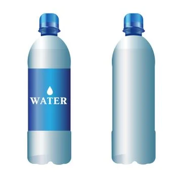 Vector plastic bottle of pure water Stock-Illustration