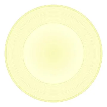 Vector plate on white background for design elements Stock Illustration