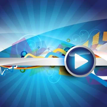 Vector play button Stock Illustration