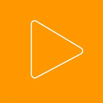 Vector play pointer icon. Eps10 Stock Illustration