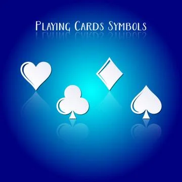 Vector playing card symbols Illustration
