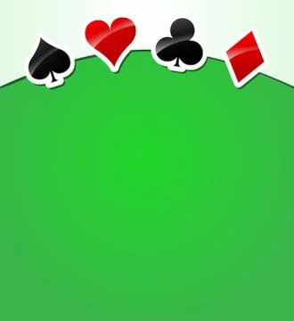 Vector playing cards background Stock Illustration
