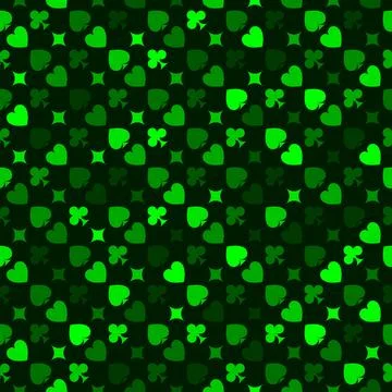 Vector playing cards suits seamless patterns. Backgrounds card suits イラスト素材