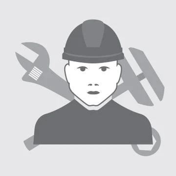 Vector plumber worker Stock Illustration