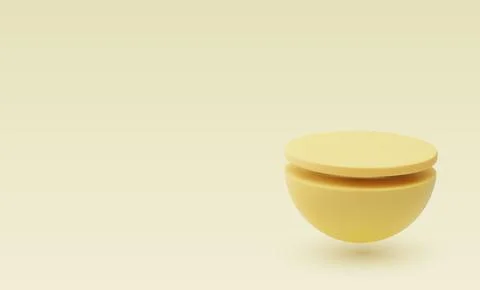 Vector podium, pedestal or platform, cosmetic product presentation background Stock Illustration