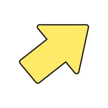 Vector pointer icon. Eps10 Stock Illustration