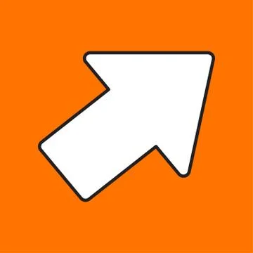 Vector pointer icon. Eps10 Stock Illustration